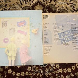 TATSURO YAMASHITA - Pocket Music Vinyl Record LP (1986) with insert